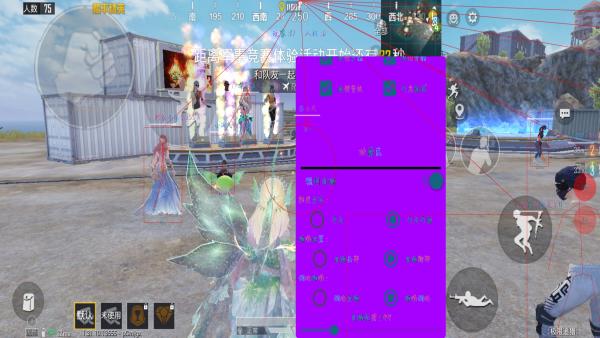 和平精英外挂【虎牙直装】人物透视 锁死自瞄 子弹追踪 雷达预警 掩体变色 物资显示 载具显示